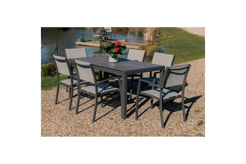 Utomhusmöbelgrupp Lifestyle Garden Solana 163 cm 6 carverstolar - 6 carverstolar - Utemöbler - Utegrupp - Matgrupper utomhus