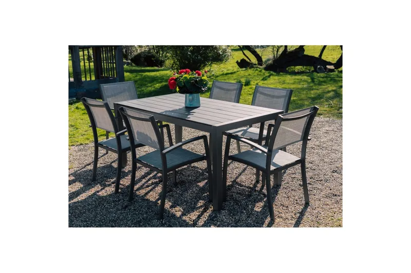 Utomhusmöbelgrupp Lifestyle Garden Solana 163 cm 6 carverstolar - 6 carverstolar - Utemöbler - Utegrupp - Matgrupper utomhus