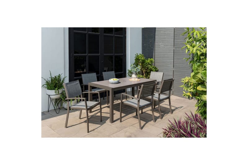 Utomhusmöbelgrupp Lifestyle Garden Solana 163 cm 6 carverstolar - 6 carverstolar - Utemöbler - Utegrupp - Matgrupper utomhus