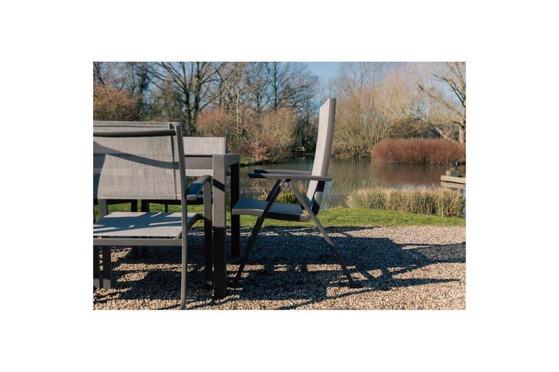 Utomhusmöbelgrupp Lifestyle Garden Solana 201 cm 6 carverstolar + 2 pos. fotölj - 6 carverstolar + 2 pos. fotölj - Utemöbler - Utegrupp - Matgrupper utomhus