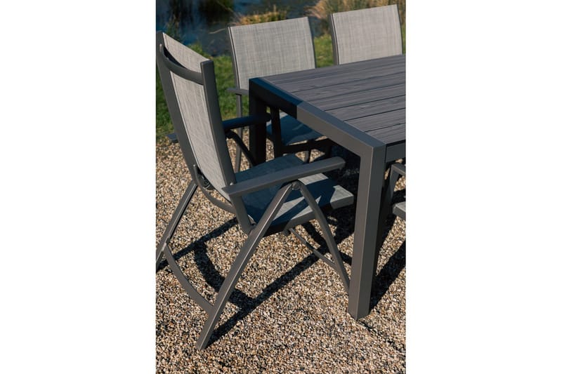 Utomhusmöbelgrupp Lifestyle Garden Solana 201 cm 6 carverstolar + 2 pos. fotölj - 6 carverstolar + 2 pos. fotölj - Utemöbler - Utegrupp - Matgrupper utomhus
