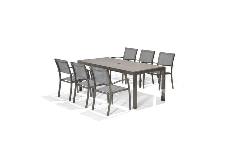 Utomhusmöbelgrupp Lifestyle Garden Solana 201 cm 6 carverstolar - 6 carverstolar - Utemöbler - Utegrupp - Matgrupper utomhus