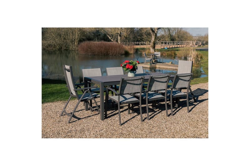 Utomhusmöbelgrupp Lifestyle Garden Solana 201 cm 6 carverstolar - 6 carverstolar - Utemöbler - Utegrupp - Matgrupper utomhus