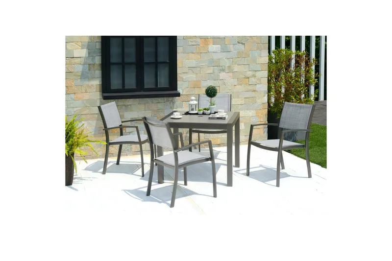 Utomhusmöbelgrupp Lifestyle Garden Solana 88 cm 4 carverstolar - 4 carverstolar - Utemöbler - Utegrupp - Matgrupper utomhus