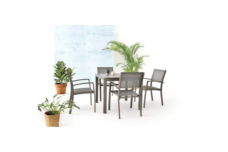 Utomhusmöbelgrupp Lifestyle Garden Solana 88 cm 4 carverstolar - 4 carverstolar - Utemöbler - Utegrupp - Matgrupper utomhus