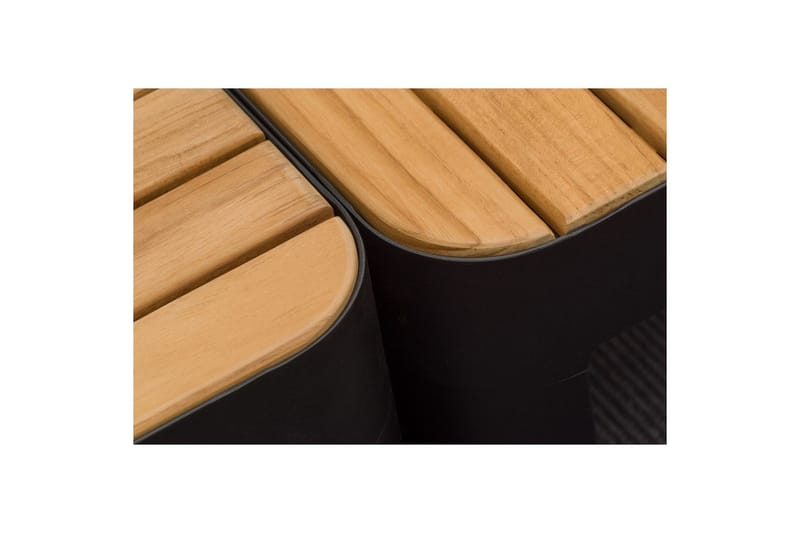 Utomhusmöbelgrupp Lifestyle Garden Portals 2x 2-sits modulsoffa & 2x soffbord - Utemöbler - Utegrupp - Loungegrupp