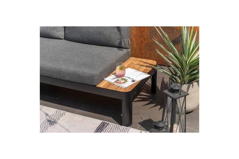 Utomhusmöbelgrupp Lifestyle Garden Portals 2-sits & 3-sits modulsoffa & soffbord - Utemöbler - Utegrupp - Loungegrupp