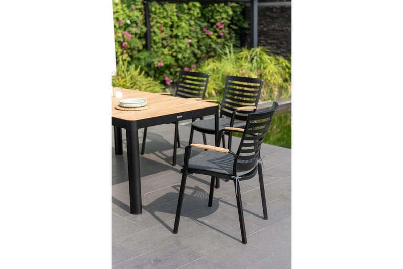 Utomhusmöbelgrupp Lifestyle Garden Portals 161 cm 4 carverstolar - 4 carverstolar - Utemöbler - Utegrupp - Matgrupper utomhus