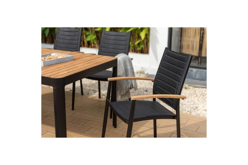 Utomhusmöbelgrupp Lifestyle Garden Portals 161 cm 4 lite carverstolar - 4 lite carverstolar - Utemöbler - Utegrupp - Matgrupper utomhus