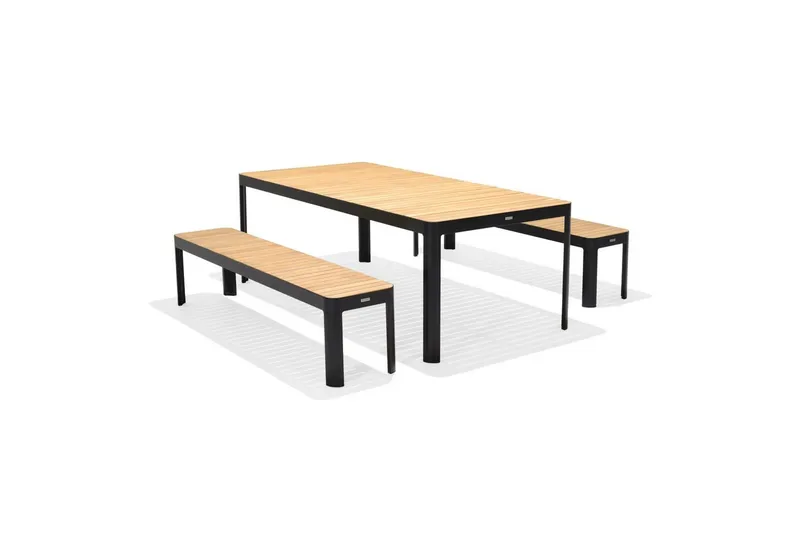 Utomhusmöbelgrupp Lifestyle Garden Portals 209 cm 2 bänkar, 2 bänkar