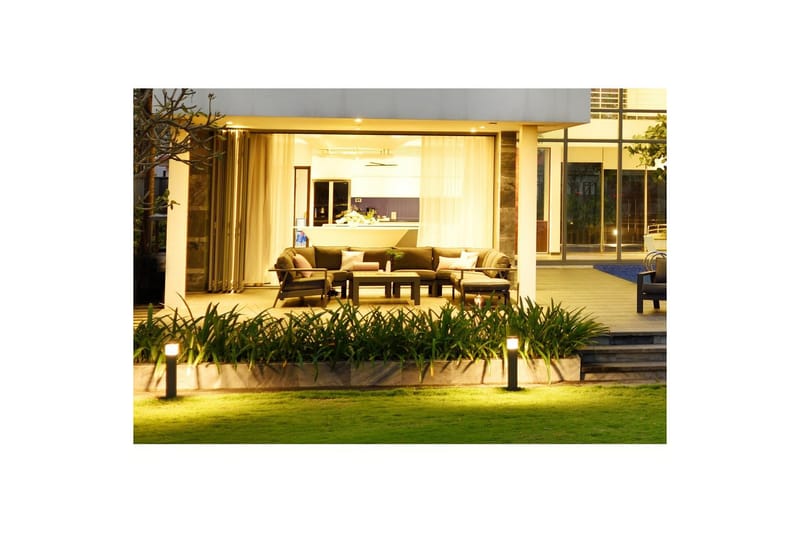 Utomhusmöbelgrupp Lifestyle Garden PALAU 2-sits höger & vänster + 2x hörnsoffa stol + 2x sidostol + soffbord 100 cm - Utemöbler - Utegrupp - Loungegrupp