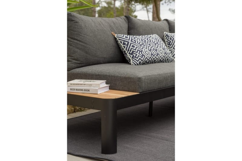 Utomhusmöbelgrupp Lifestyle Garden Portals 2x 2-sits modulsoffa & 2x soffbord - Utemöbler - Utegrupp - Loungegrupp