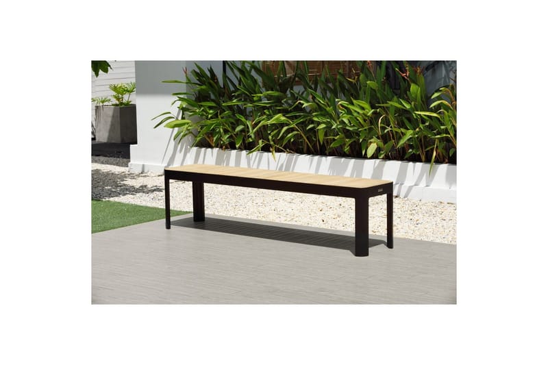 Utomhusmöbelgrupp Lifestyle Garden Portals 209 cm 5 trädskärarstolar + bänk - 5 trädskärarstolar + bänk - Utemöbler - Utegrupp - Matgrupper utomhus