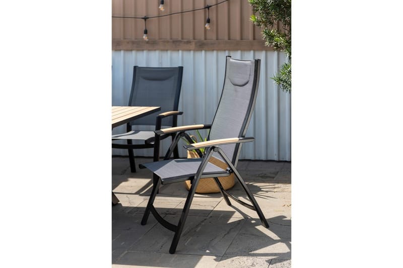 Utomhusmöbelgrupp Lifestyle Garden Panama 200 cm 6 stapelbarfotölj + 2 pos. fotölj - 6 stapelbarfotölj + 2 pos. fotölj - Utemöbler - Utegrupp - Matgrupper utomhus