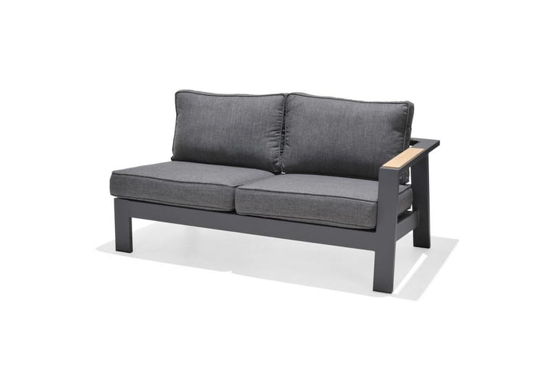 Utomhusmöbelgrupp Lifestyle Garden PALAU 2-sits höger & vänster + 2x hörnsoffa stol + 2x sidostol + soffbord 100 cm - Utemöbler - Utegrupp - Loungegrupp