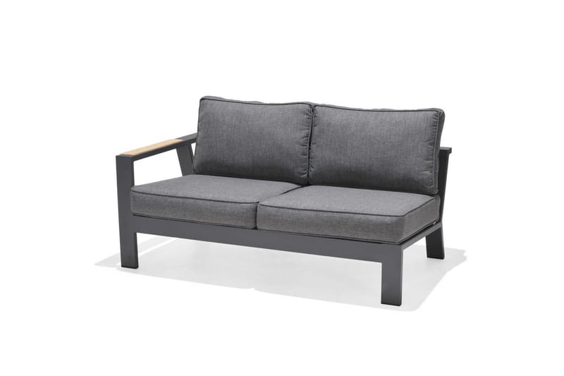 Utomhusmöbelgrupp Lifestyle Garden PALAU 2-sits höger & vänster + 2x hörnsoffa stol + 2x sidostol + soffbord 100 cm - Utemöbler - Utegrupp - Loungegrupp