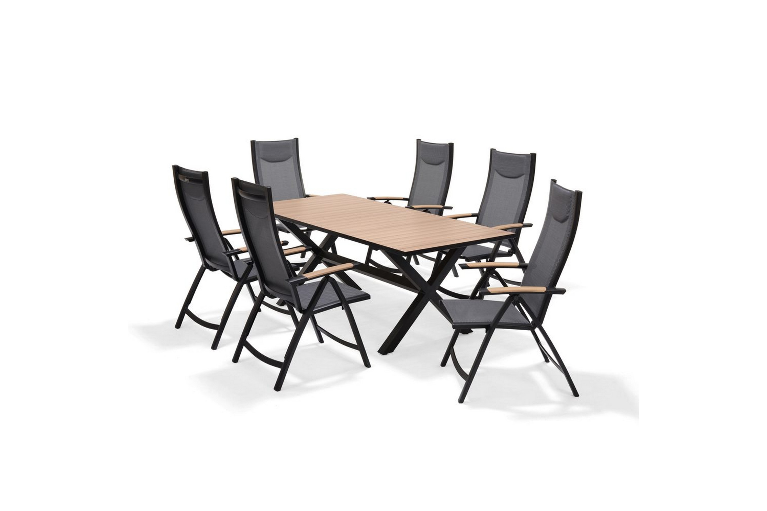 utomhusmöbelgrupp lifestyle garden panama 200 cm 6 pos. fotölj - 6 pos. fotölj