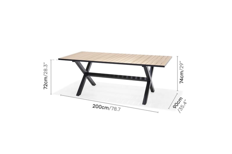 Utomhusmöbelgrupp Lifestyle Garden Panama 200 cm 8 pos. fotölj - 8 pos. fotölj - Utemöbler - Utegrupp - Matgrupper utomhus