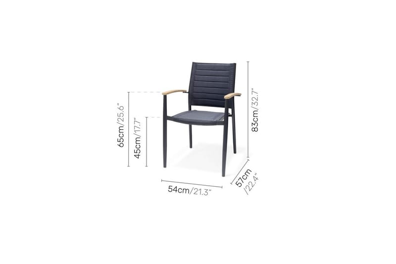 Utomhusmöbelgrupp Lifestyle Garden Portals 209 cm 8 lite carverstolar - 8 lite carverstolar - Utemöbler - Utegrupp - Matgrupper utomhus
