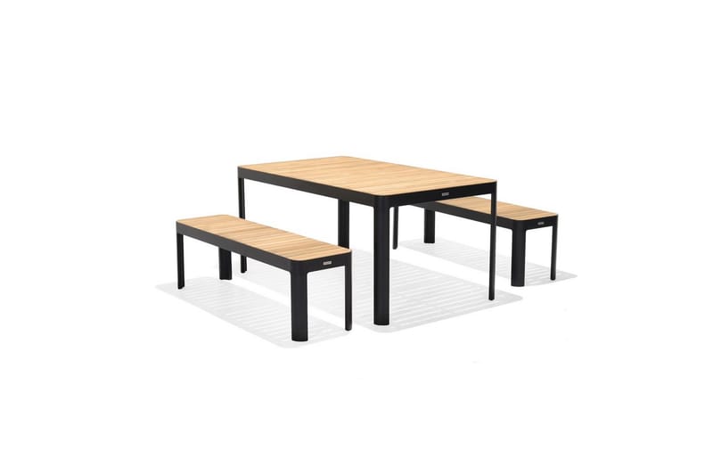 Utomhusmöbelgrupp Lifestyle Garden Portals 161 cm 2 bänkar - 2 bänkar - Utemöbler - Utegrupp - Matgrupper utomhus