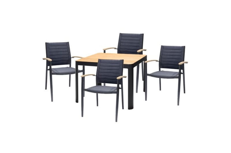 Utomhusmöbelgrupp Lifestyle Garden Portals 95 cm 4 lite carverstolar - 4 lite carverstolar - Utemöbler - Utegrupp - Matgrupper utomhus