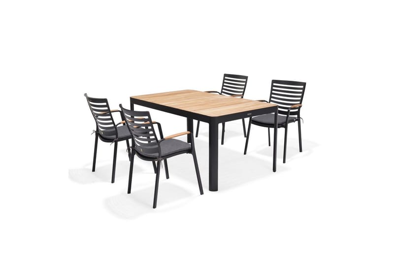 Utomhusmöbelgrupp Lifestyle Garden Portals 161 cm 4 carverstolar - 4 carverstolar - Utemöbler - Utegrupp - Matgrupper utomhus