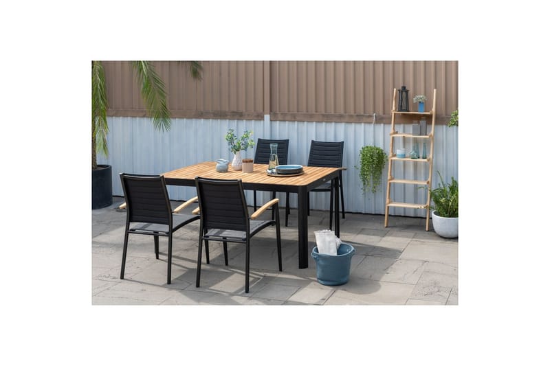 Utomhusmöbelgrupp Lifestyle Garden Portals 161 cm 4 lite carverstolar - 4 lite carverstolar - Utemöbler - Utegrupp - Matgrupper utomhus