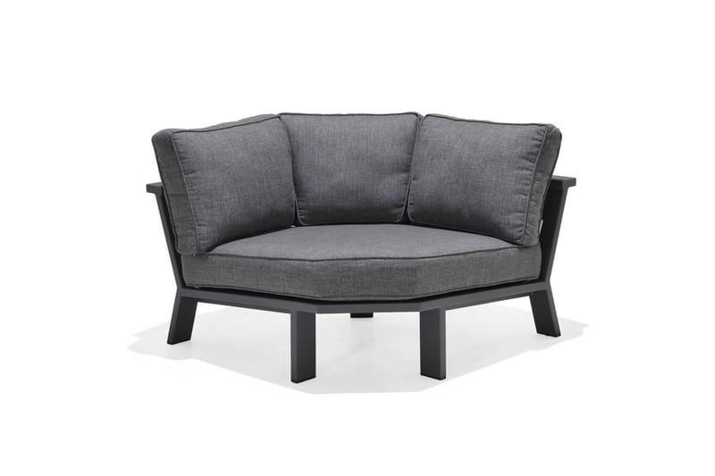 Utomhusmöbelgrupp Lifestyle Garden PALAU 2-sits höger & vänster + 2x hörnsoffa stol + 2x sidostol + soffbord 100 cm - Utemöbler - Utegrupp - Loungegrupp