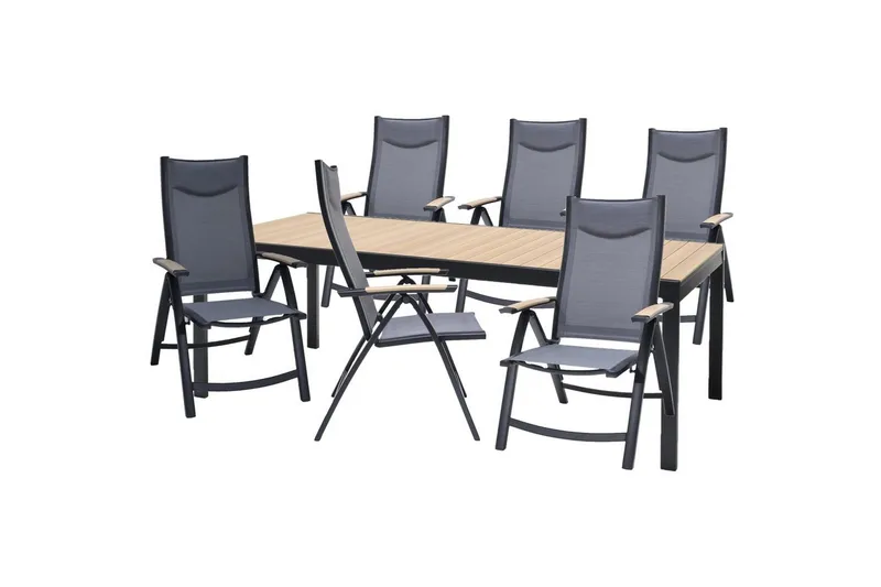 Utomhusmöbelgrupp Lifestyle Garden Panama 210-300 cm 6 pos. fotölj, 6 pos. fotölj