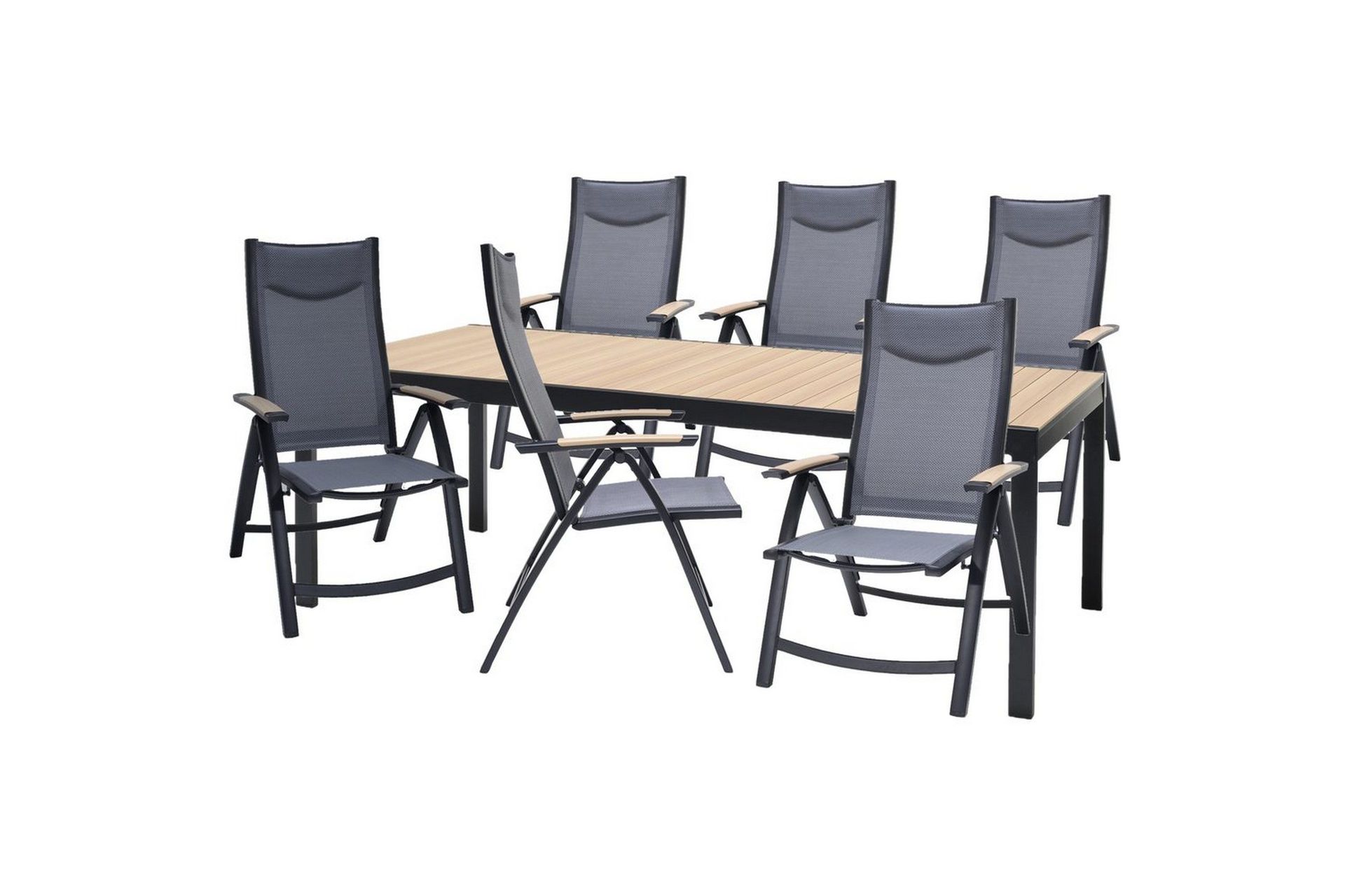 Utomhusm&ouml;belgrupp Lifestyle Garden Panama 210-300 cm 6 pos. fot&ouml;lj - 6 pos. fot&ouml;lj