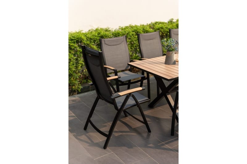 Utomhusmöbelgrupp Lifestyle Garden Panama 200 cm 6 stapelbarfotölj + 2 pos. fotölj - 6 stapelbarfotölj + 2 pos. fotölj - Utemöbler - Utegrupp - Matgrupper utomhus