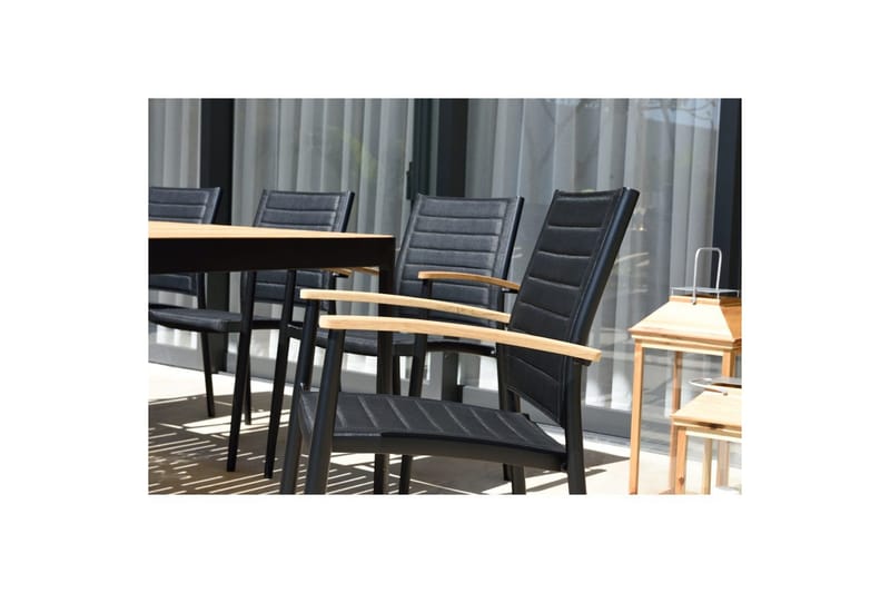 Utomhusmöbelgrupp Lifestyle Garden Portals 209 cm 8 lite carverstolar - 8 lite carverstolar - Utemöbler - Utegrupp - Matgrupper utomhus