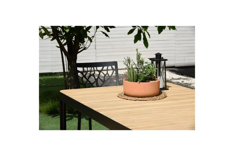 Utomhusmöbelgrupp Lifestyle Garden Portals 209 cm 6 trädskärarstolar - 6 trädskärarstolar - Utemöbler - Utegrupp - Matgrupper utomhus