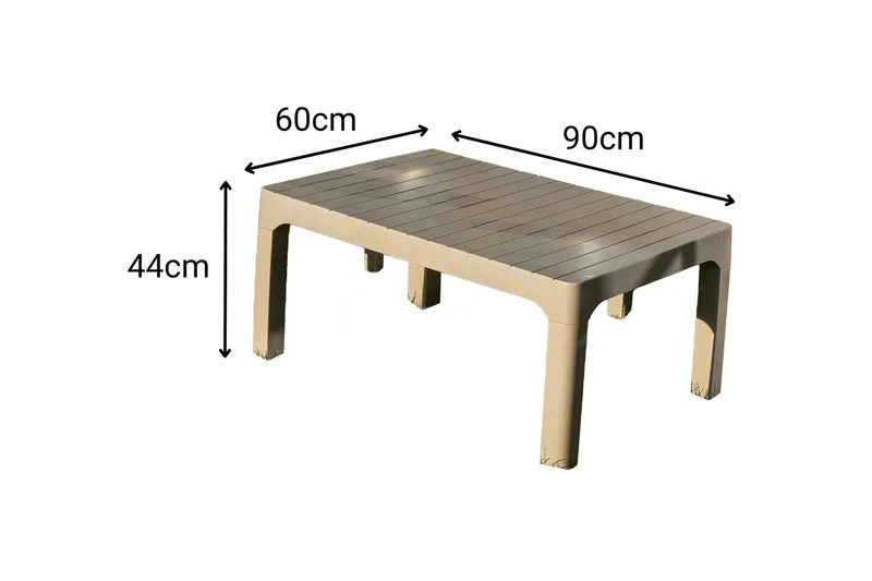 Vomira Loungegrupp utomhus - Desert Beige - Utemöbler - Utegrupp - Loungegrupp