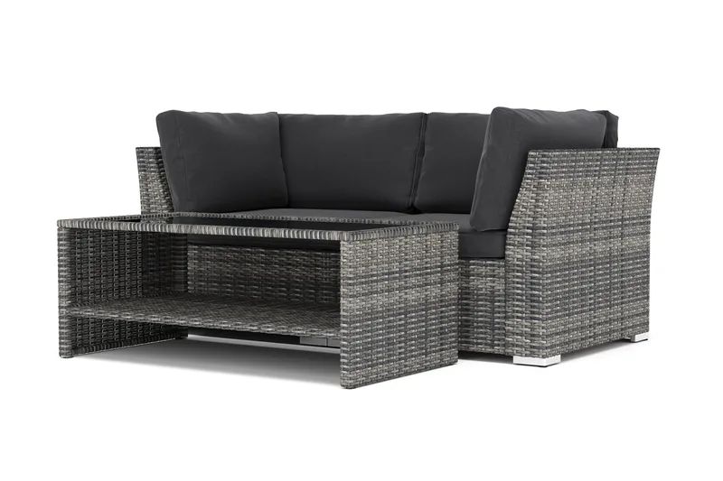 Wisconsin utomhus rak 2-sits soffa, Grå