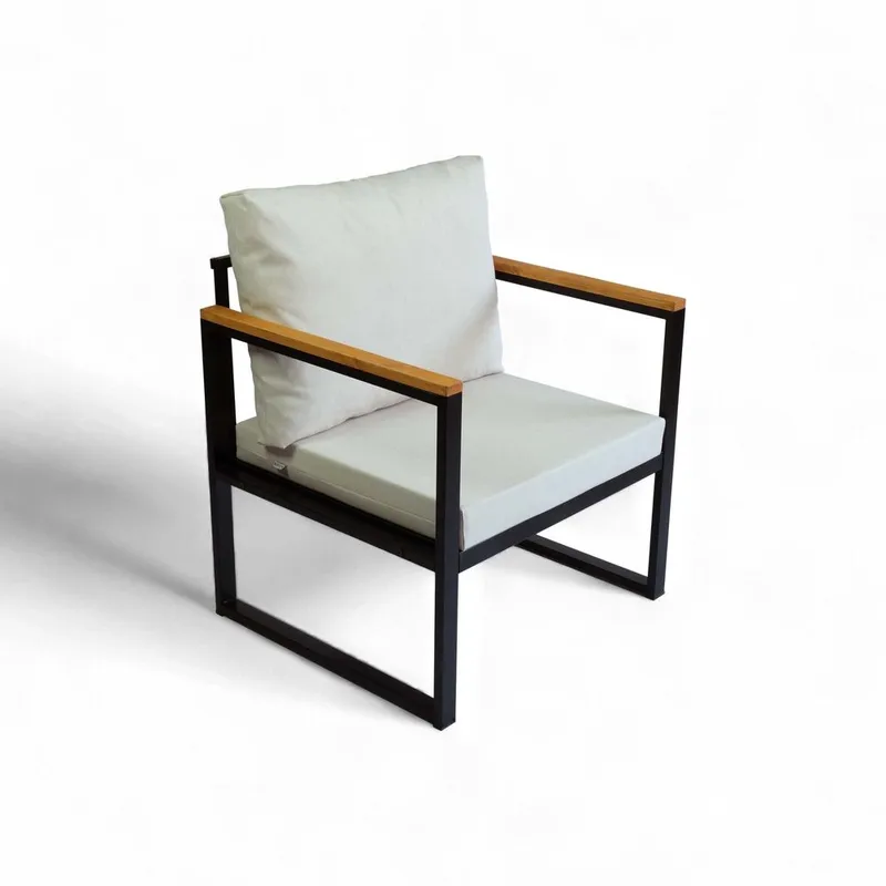 Zevric 4-sits Soffgrupp Utomhus - Beige - Utemöbler - Utegrupp - Loungegrupp