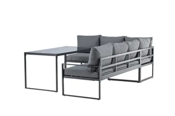 Zingaro Soffgrupp Utomhus 4-sits - Svart/Grå - Utemöbler - Utegrupp - Loungegrupp