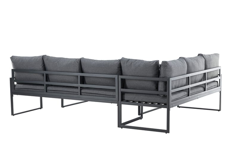 Zingaro Soffgrupp Utomhus 4-sits - Svart/Grå - Utemöbler - Utegrupp - Loungegrupp