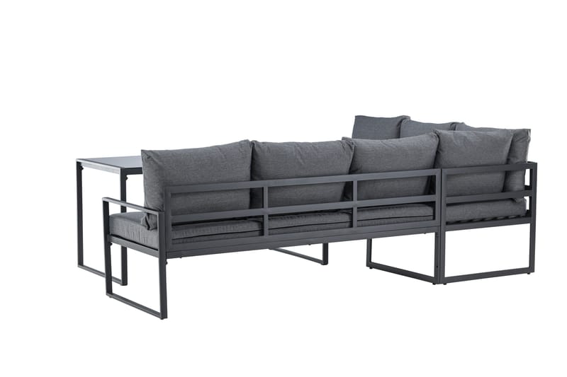 Zingaro Soffgrupp Utomhus 4-sits - Svart/Grå - Utemöbler - Utegrupp - Loungegrupp