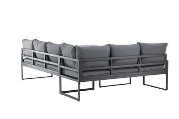 Zingaro Soffgrupp Utomhus 4-sits - Svart/Grå - Utemöbler - Utegrupp - Loungegrupp
