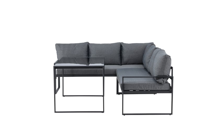 Zingaro Soffgrupp Utomhus 4-sits - Svart/Grå - Utemöbler - Utegrupp - Loungegrupp