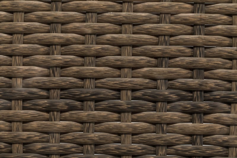 Bahamas Loungebord och Soffbord Utomhus 100 cm Konstrotting Glas - Sand - Utemöbler - Loungemöbler