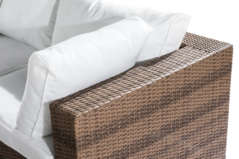 BAHAMAS Loungegrupp Utomhus 5-sits Bord Sand - Utemöbler - Loungemöbler