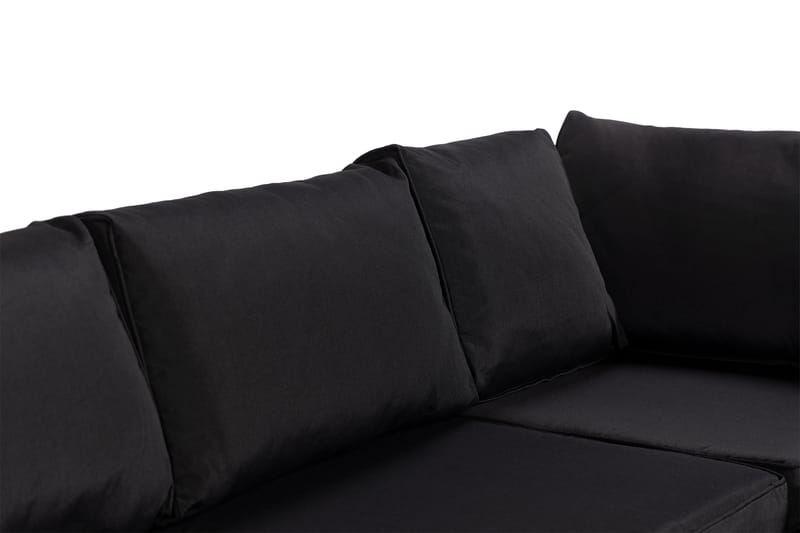 BAHAMAS Loungegrupp Utomhus XL + Bord 75 + Divan Grå - Utemöbler - Loungemöbler