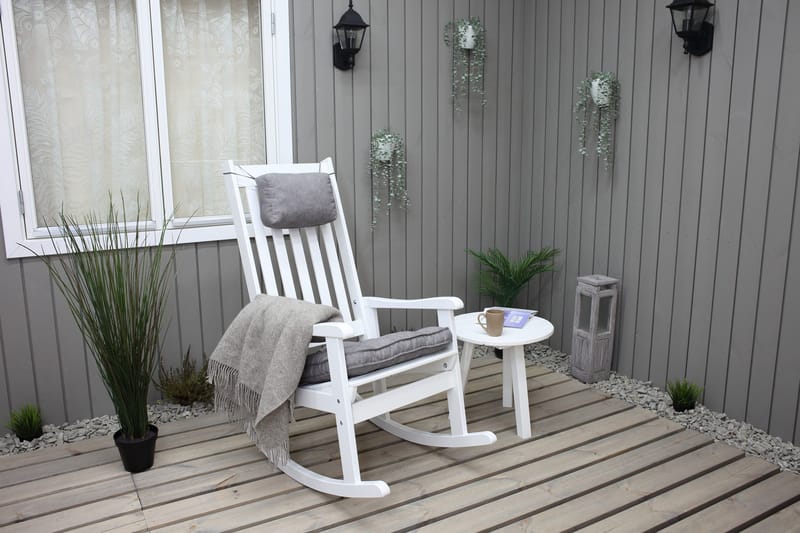 Ellabell Gungstol Utomhus - Vit - Utemöbler - Loungemöbler