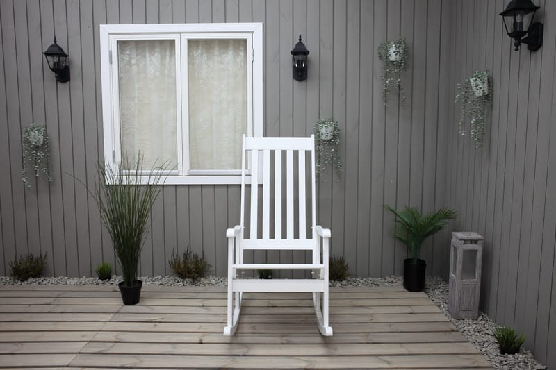 Ellabell Gungstol Utomhus - Vit - Utemöbler - Loungemöbler