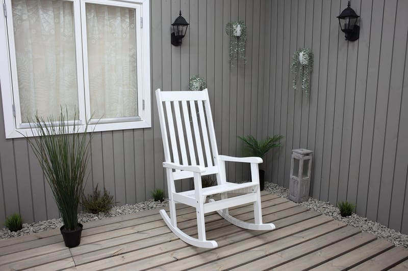 Ellabell Gungstol Utomhus - Vit - Utemöbler - Loungemöbler