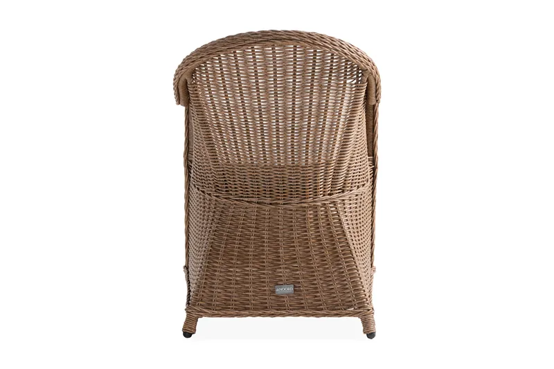 Marcus Light Fåtölj m Dyna - Natur Brun - Utemöbler - Loungemöbler