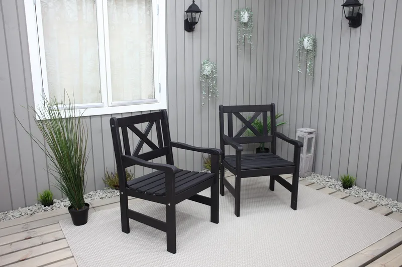 Olivo Utefåtölj, Svart