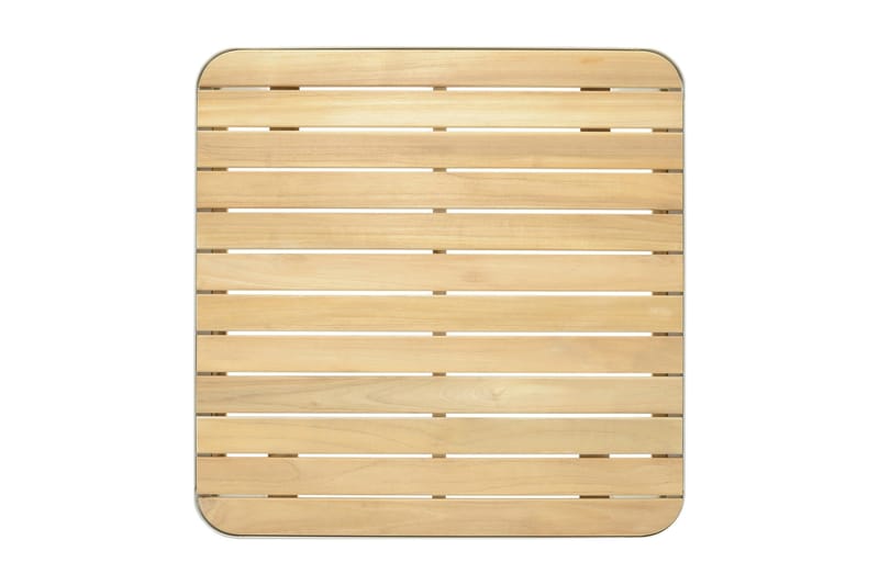 Portals Cafébord och Loungebord 72 cm Teak Trä - Vit - Utemöbler - Loungemöbler